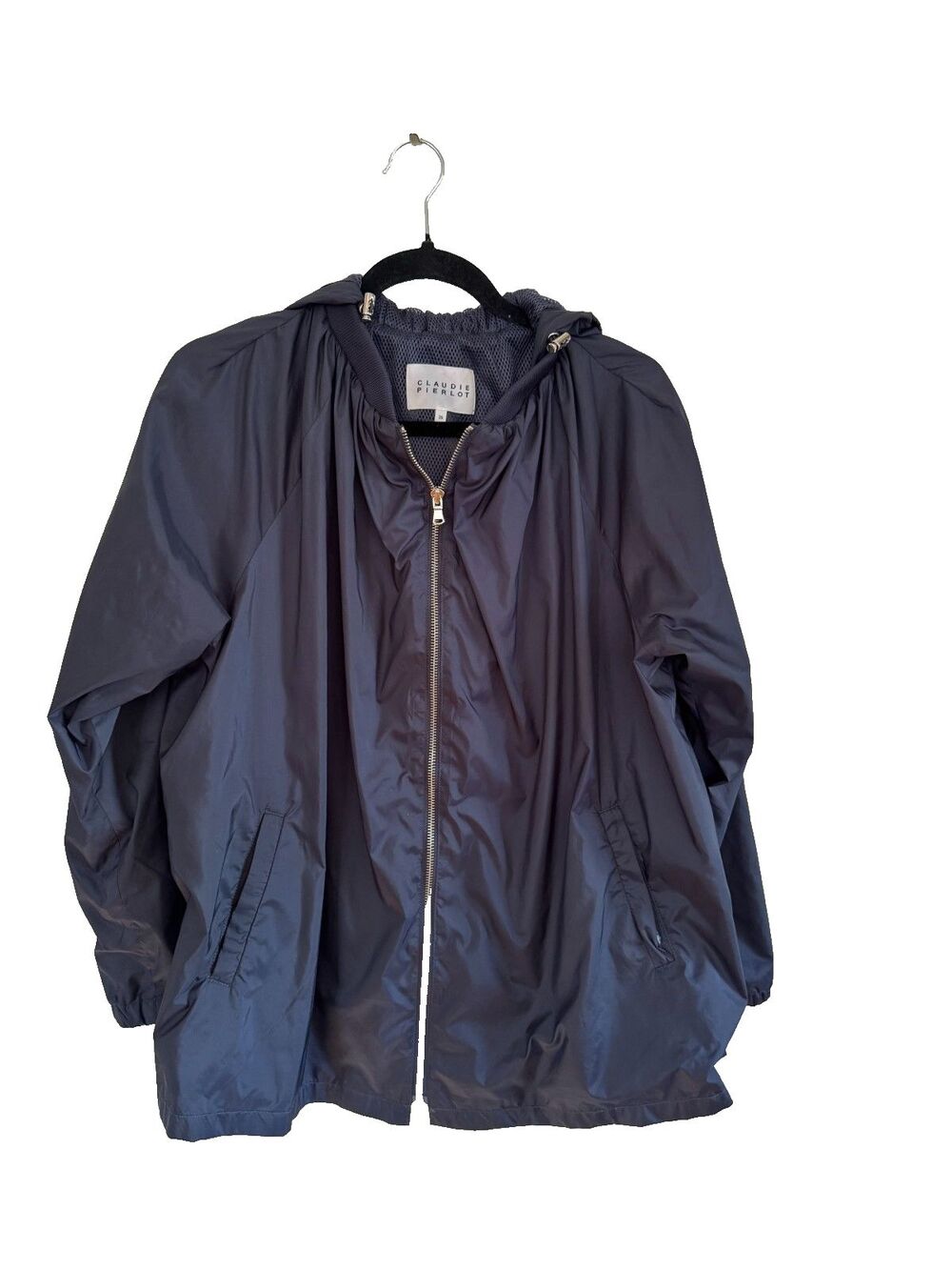 claudie pierlot oversized parisian bomber windbreaker jacket - Picture 3 of 16